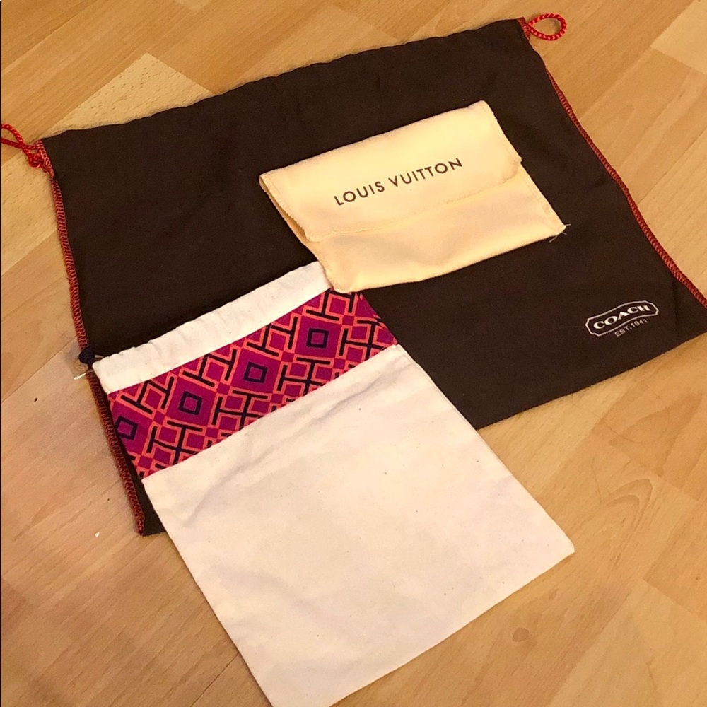 (3)🌷Louis Vuitton, Tory Burch & Coach dust bags